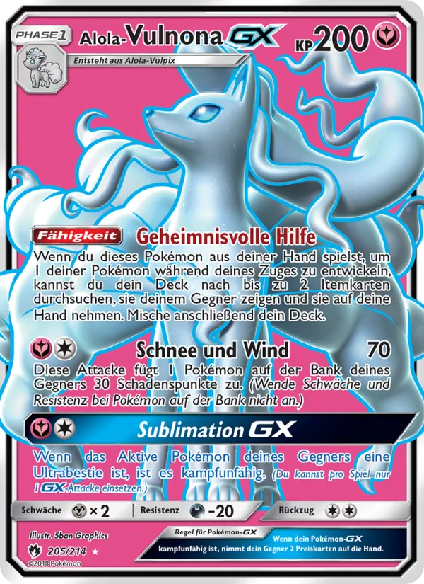 Alola Vulnona GX