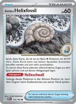 Antikes Helixfossil