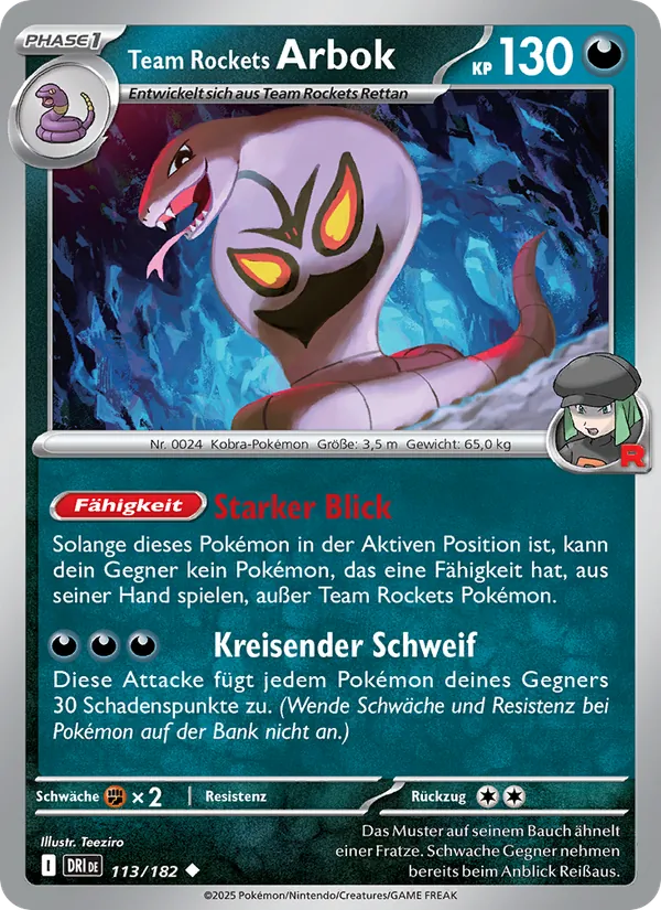 Team Rockets Arbok