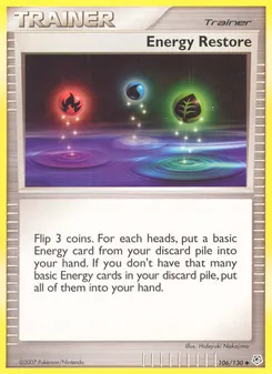 Restauration d'énergie