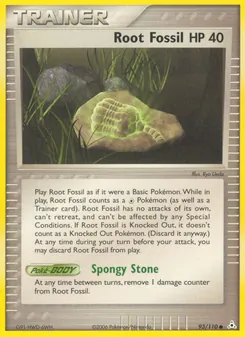 Fossile racine