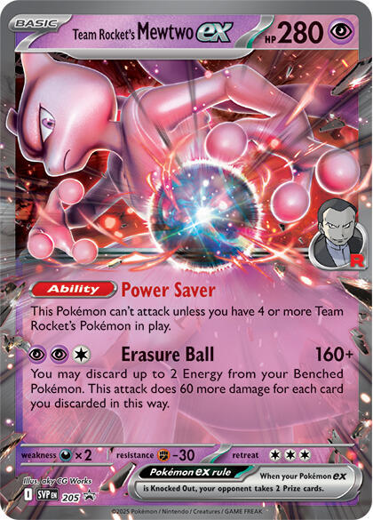 Mewtwo ex del Team Rocket