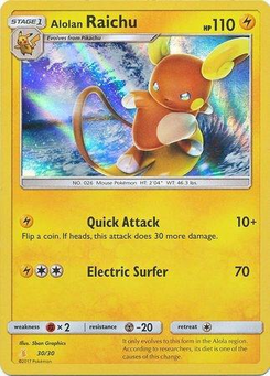 Raichu d’Alola