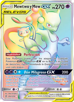 Mewtwo y Mew GX