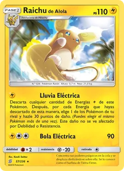 Raichu de Alola