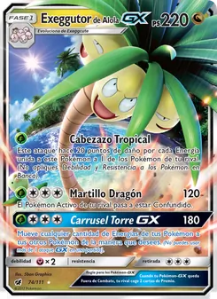 Exeggutor de Alola GX