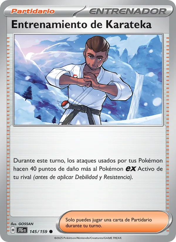 Entrenamiento de Karateka