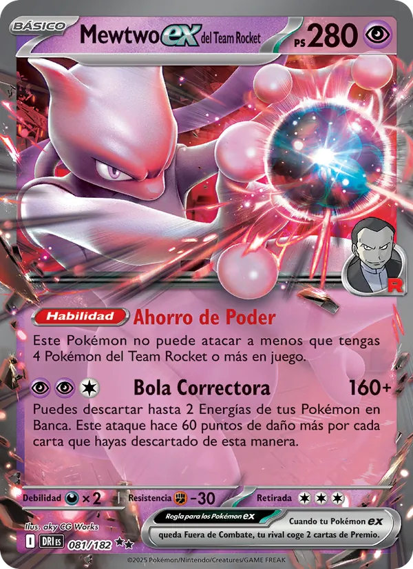 Mewtwo ex del Team Rocket