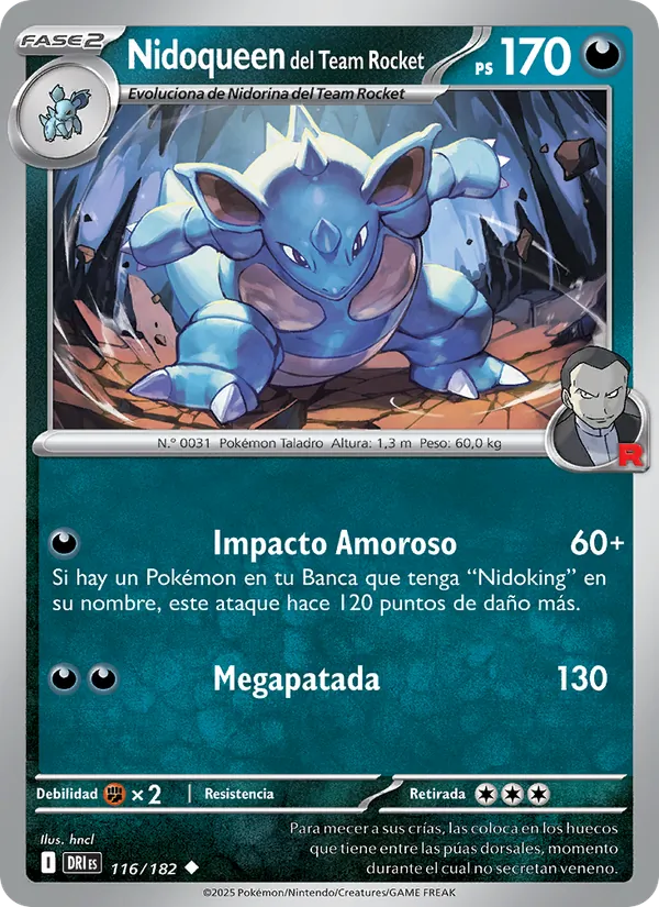 Nidoqueen del Team Rocket