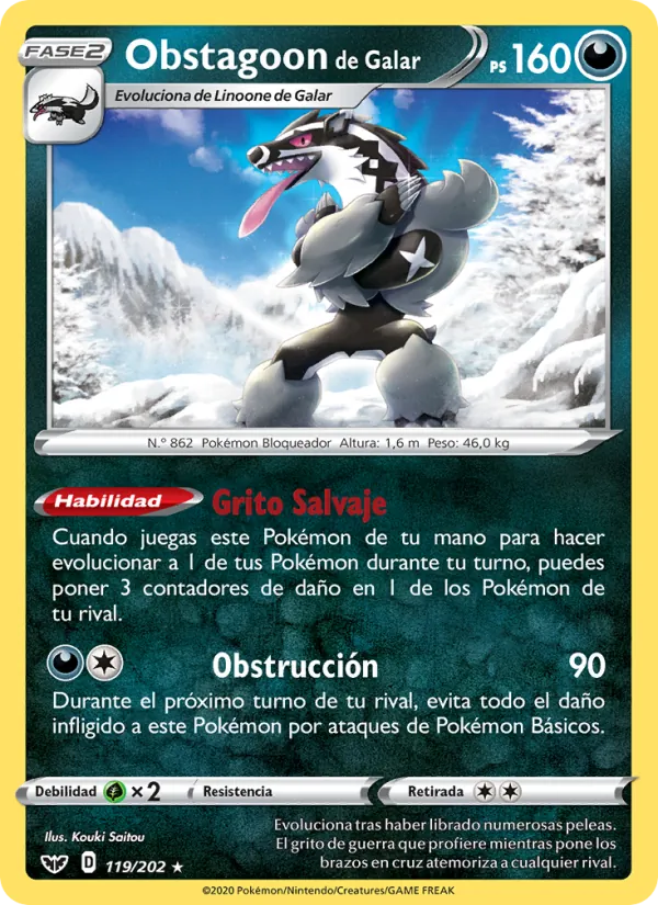 Obstagoon de Galar