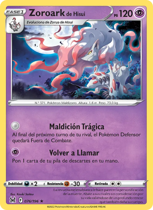 Zoroark de Hisui