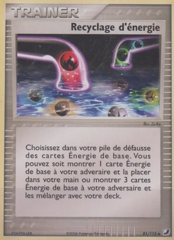 Recyclage d'énergie