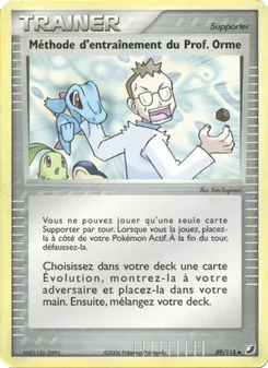Méthode d'entraînement du Prof. Orme