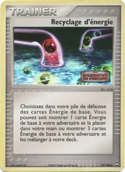 Recyclage d'énergie