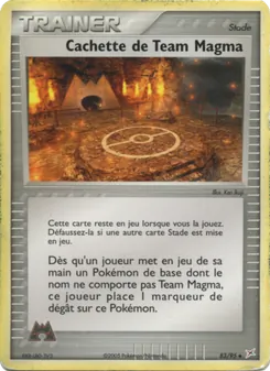 Cachette de Team Magma