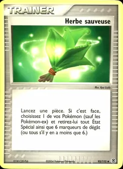 Herbe sauveuse