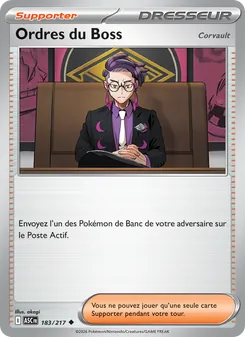 Ordres du Boss