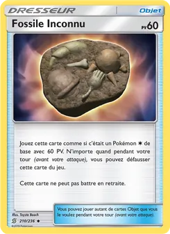 Fossile Inconnu