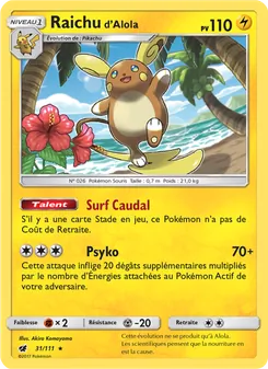 Raichu d’Alola