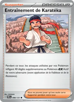 Entraînement de Karatéka
