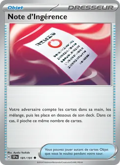 Note d'Ingérence
