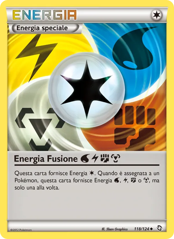Energia Fusione WaterLightningFightingMetal