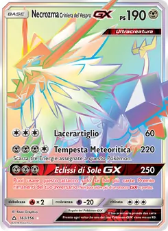 Necrozma Criniera del Vespro GX