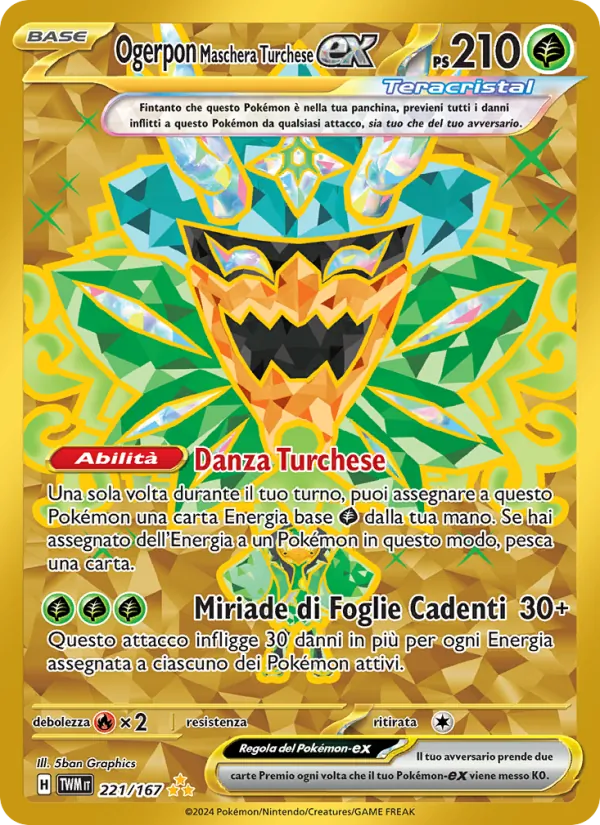 Ogerpon Maschera Turchese-ex
