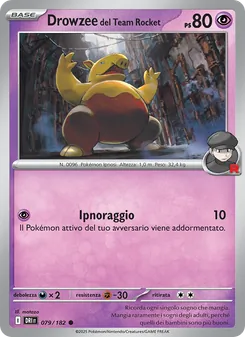 Drowzee del Team Rocket
