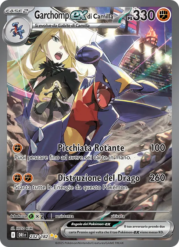 Garchomp-ex di Camilla