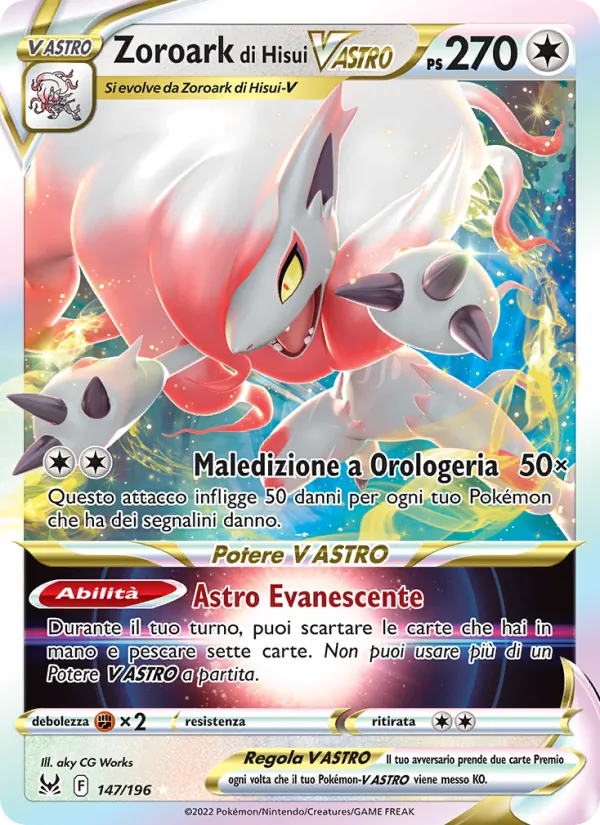 Zoroark di Hisui V ASTRO