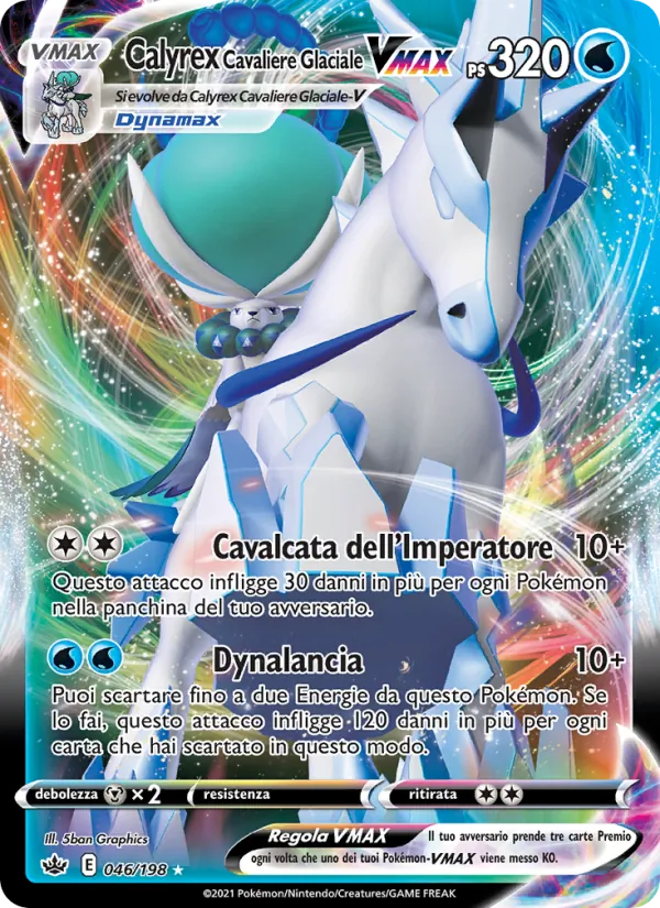 Calyrex Cavaliere Glaciale VMAX