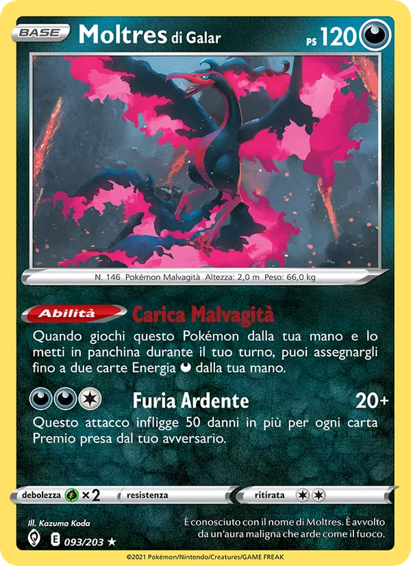 Moltres di Galar